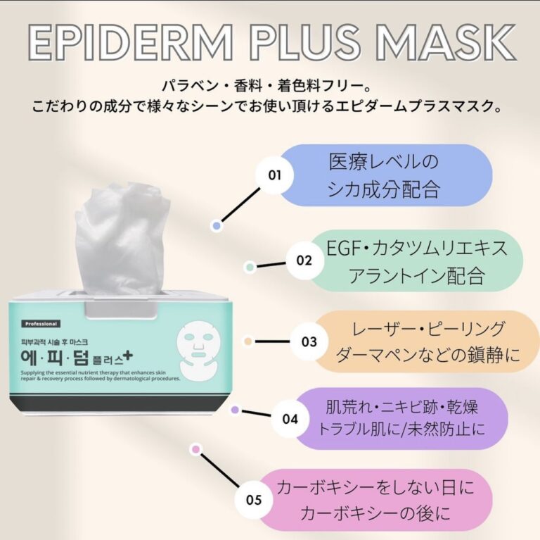 贅沢屋の エピダームプラスマスク 2箱 パック・フェイスマスク